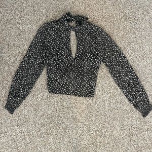Open back A&F top